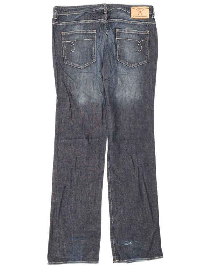 Calvin Klein Jeans Bootcut para Mujer W32 L34 Algodón Azul Marino