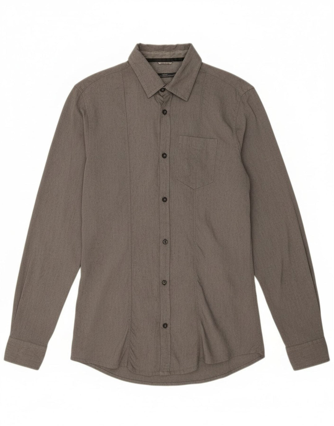 Daniele Alessandrini Camisa Hombre Grande Viscosa Gris