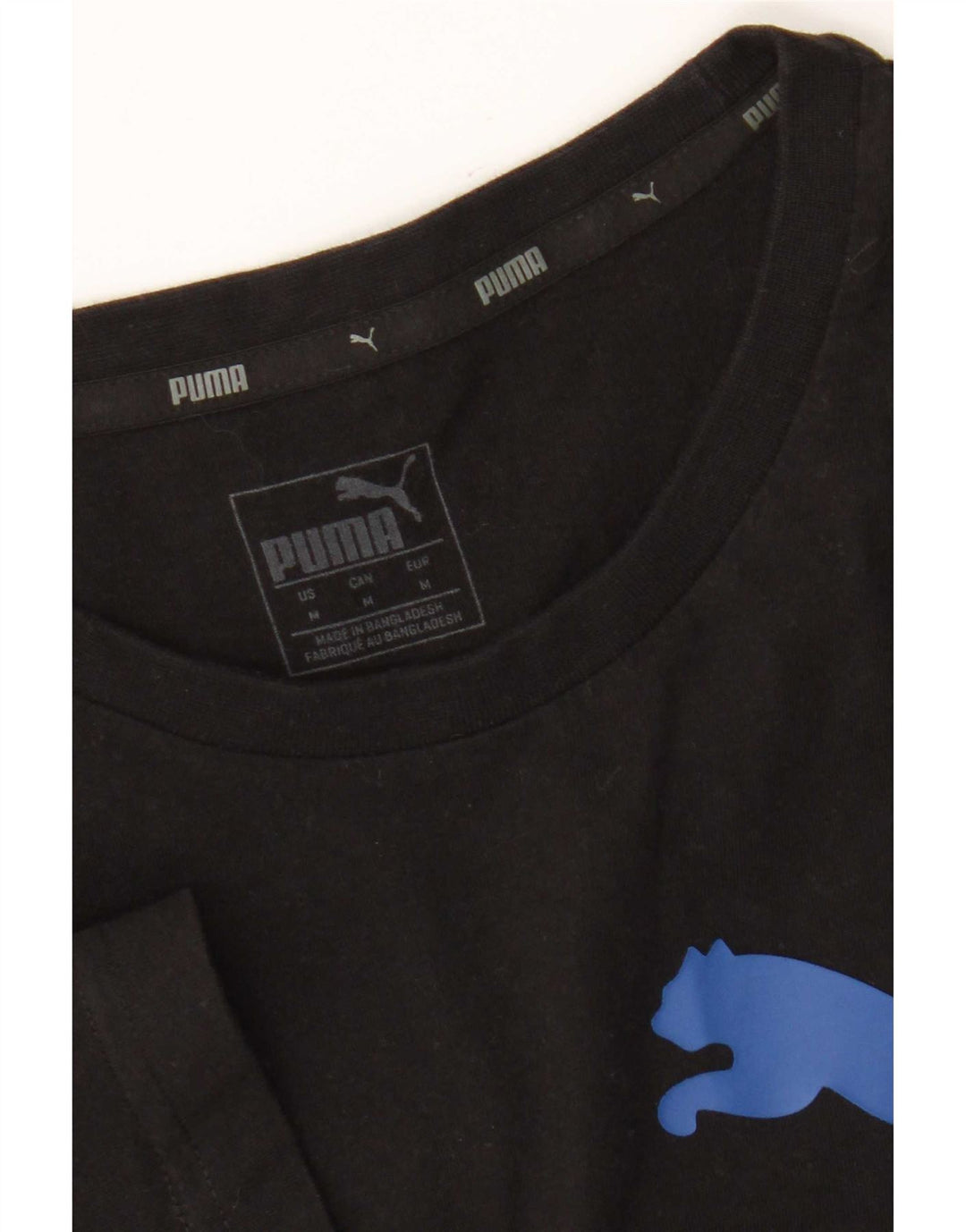 Puma Camiseta gráfica para hombre Top Medium Black