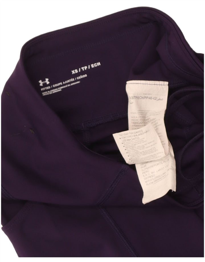 Under Armour Leggings para mujer UK 4 XS Púrpura Poliéster
