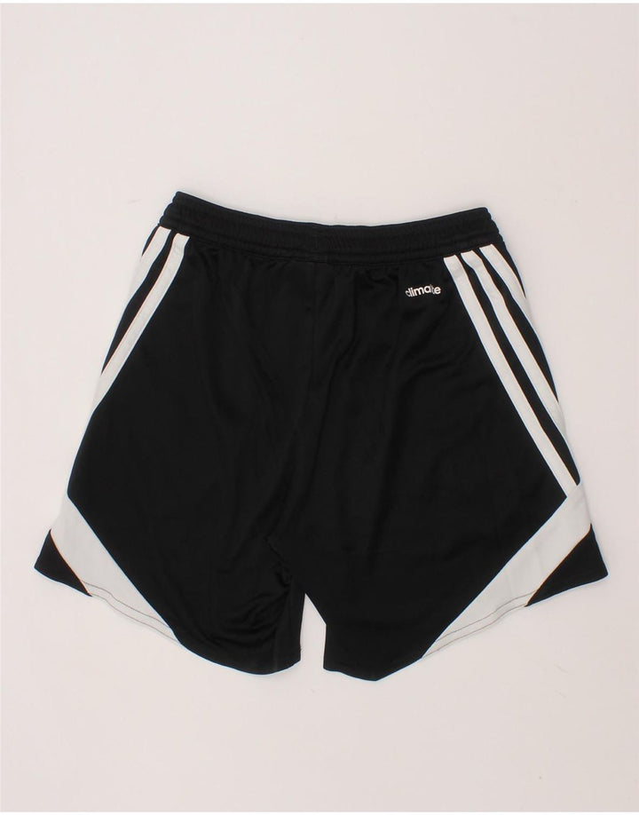 ADIDAS Boys Sport Shorts 7-8 Years Small Black Colourblock Polyester Vintage Adidas and Second-Hand Adidas from Messina Hembry 