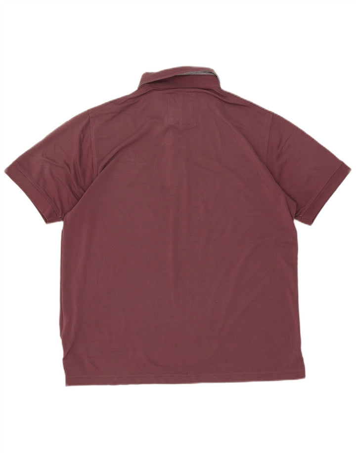 Rohan Polo Hombre Grande Poliéster Burdeos
