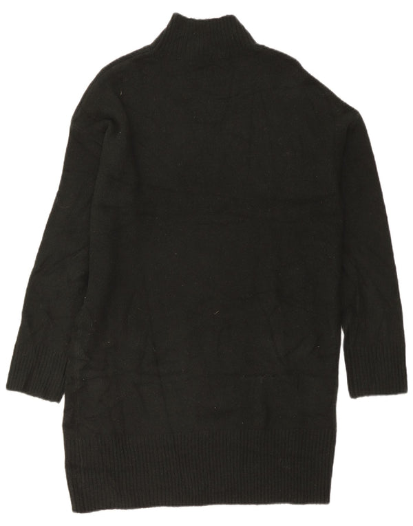Vestido tipo jersey extragrande de manga larga para mujer Oasis UK 44 Acrílico negro mediano