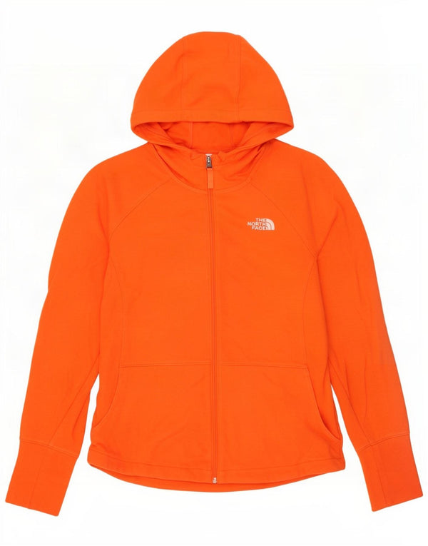 The North Face Sudadera con capucha y cremallera para mujer UK 46 Grande Algodón naranja