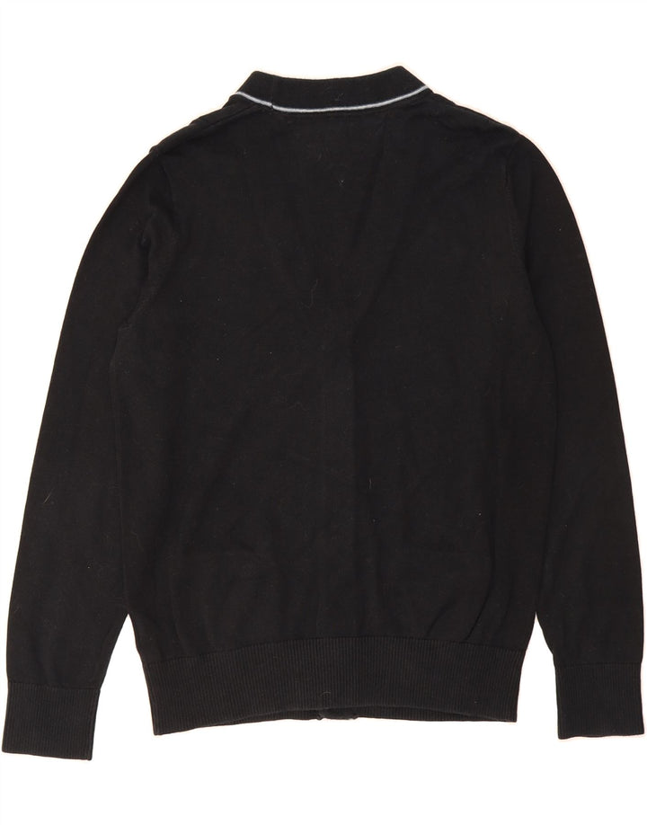 TOMMY HILFIGER Mens Cardigan Sweater Medium Navy Blue Cotton Vintage Tommy Hilfiger and Second-Hand Tommy Hilfiger from Messina Hembry 