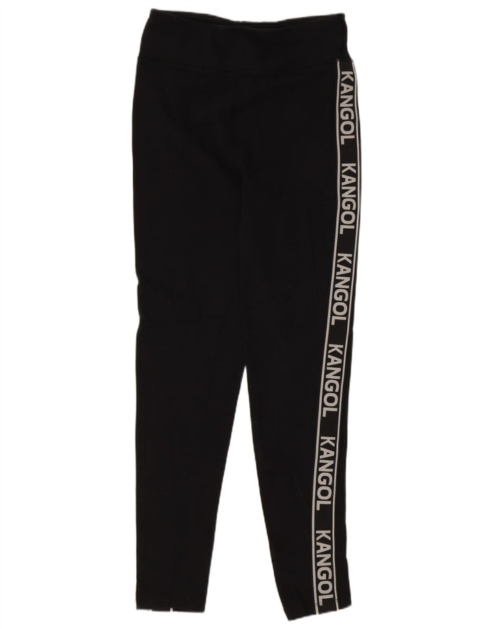 Kangol Leggings gráficos para mujer UK 42 Mediano Algodón negro