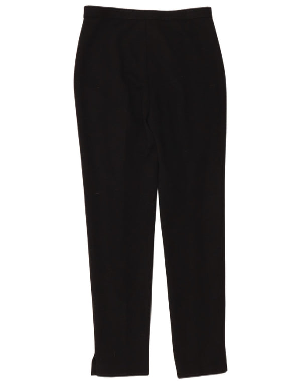 Luisa Spagnoli Pantalones informales ajustados para mujer IT 42 Medium W32 L29 Negro