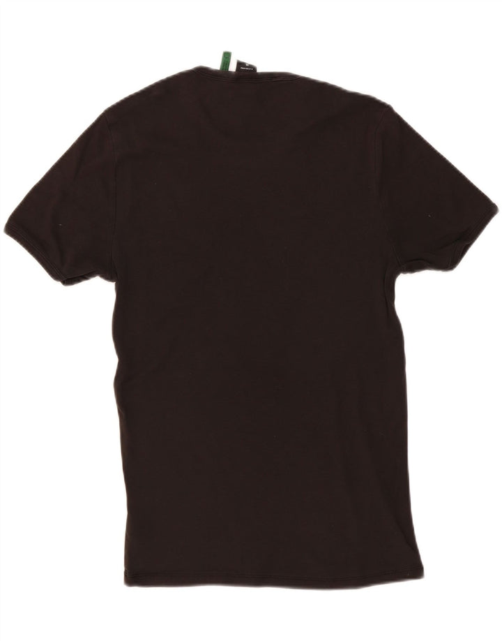 G-STAR Hombre Camiseta Top Medium Negro Algodón