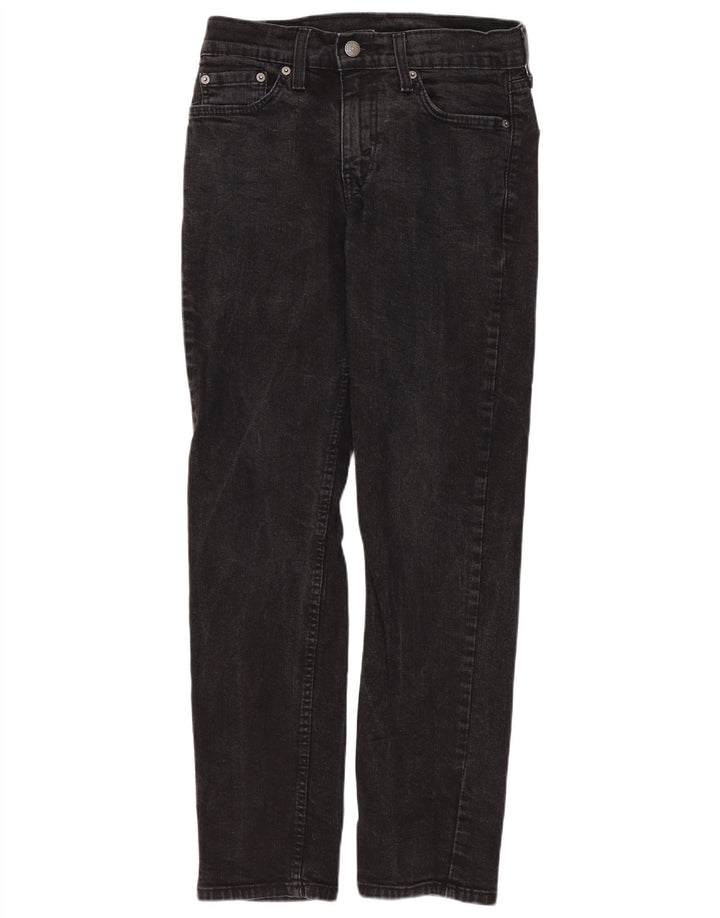 Levi's Hombre 511 Slim Jeans W28 L30 Algodón Negro