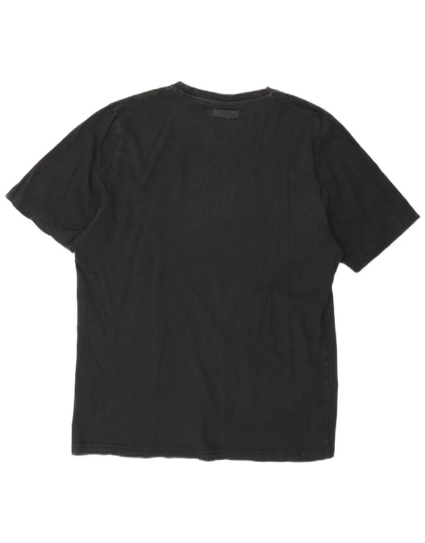Kappa Hombre Camiseta Gráfica Top XL Negro