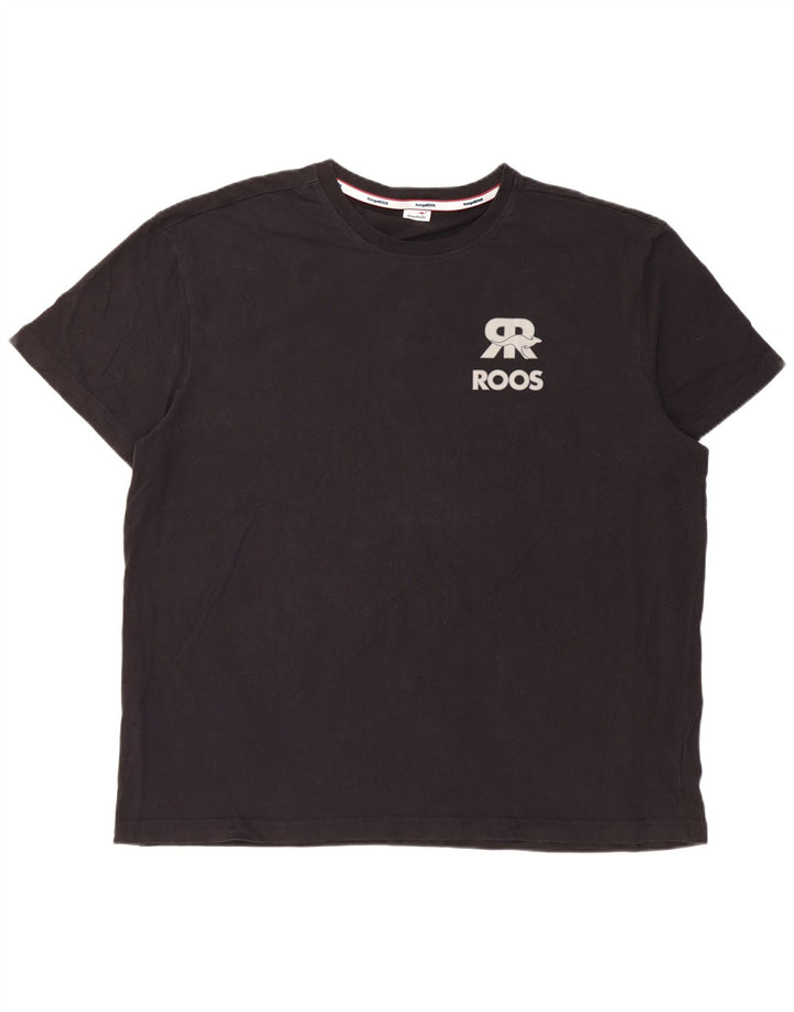 Kangaroos Camiseta gráfica para hombre Top XL Negro