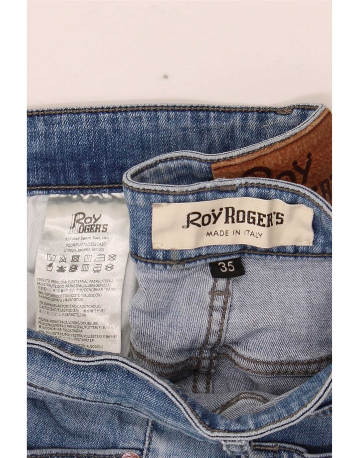 Roy Rogers Vaqueros pitillo para mujer W35 L32 Azul