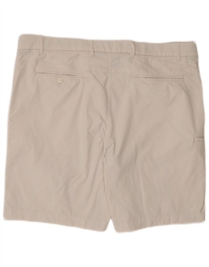 Penguin - Pantalones cortos chinos regulares para hombre W40 XL Nylon beige