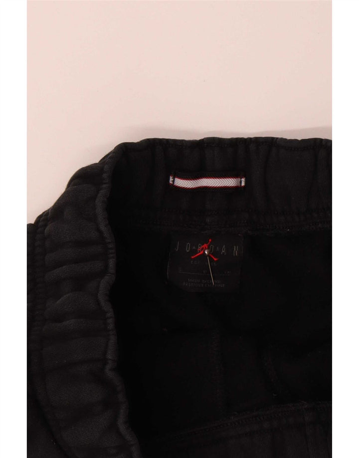 Jordan Hombre Pantalones De Chándal Joggers Pequeño Algodón Negro