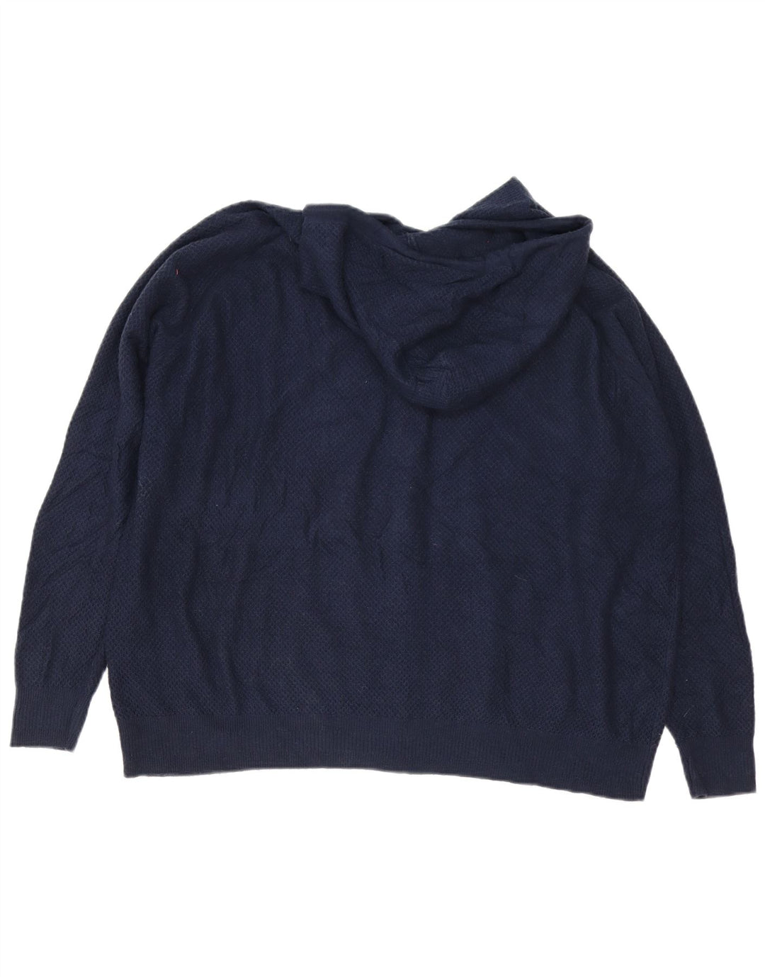 Marks & Spencer Jersey con cuello y cremallera para hombre XL Viscosa azul marino