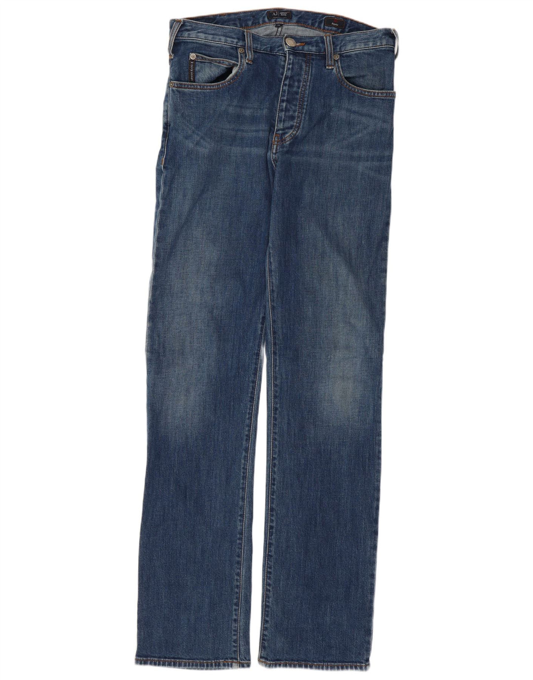 Vaqueros Armani Hombre Rectos W30 L32 Algodón Azul
