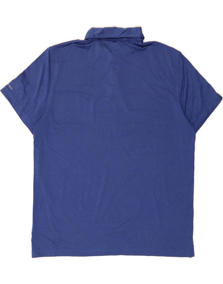 IZOD Mens Polo Shirt XL Blue Polyester Vintage Izod and Second-Hand Izod from Messina Hembry 