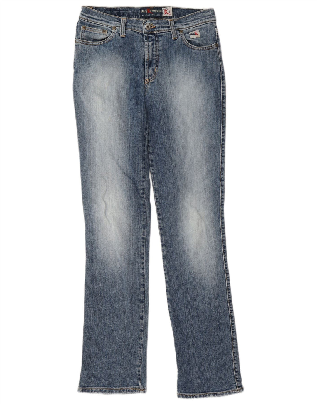 Vaqueros Rectos Mujer Roy Kompakt W30 L31 Algodón Azul