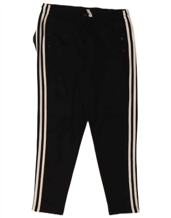 Adidas Pantalones de Chándal para Mujer UK 12/14 Mediano Negro Poliéster