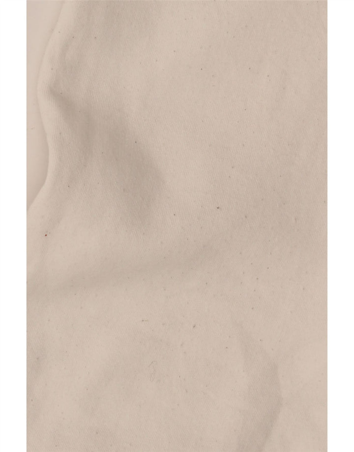 Zara Mujer Pantalones De Chándal Joggers UK 8 Small Blanco
