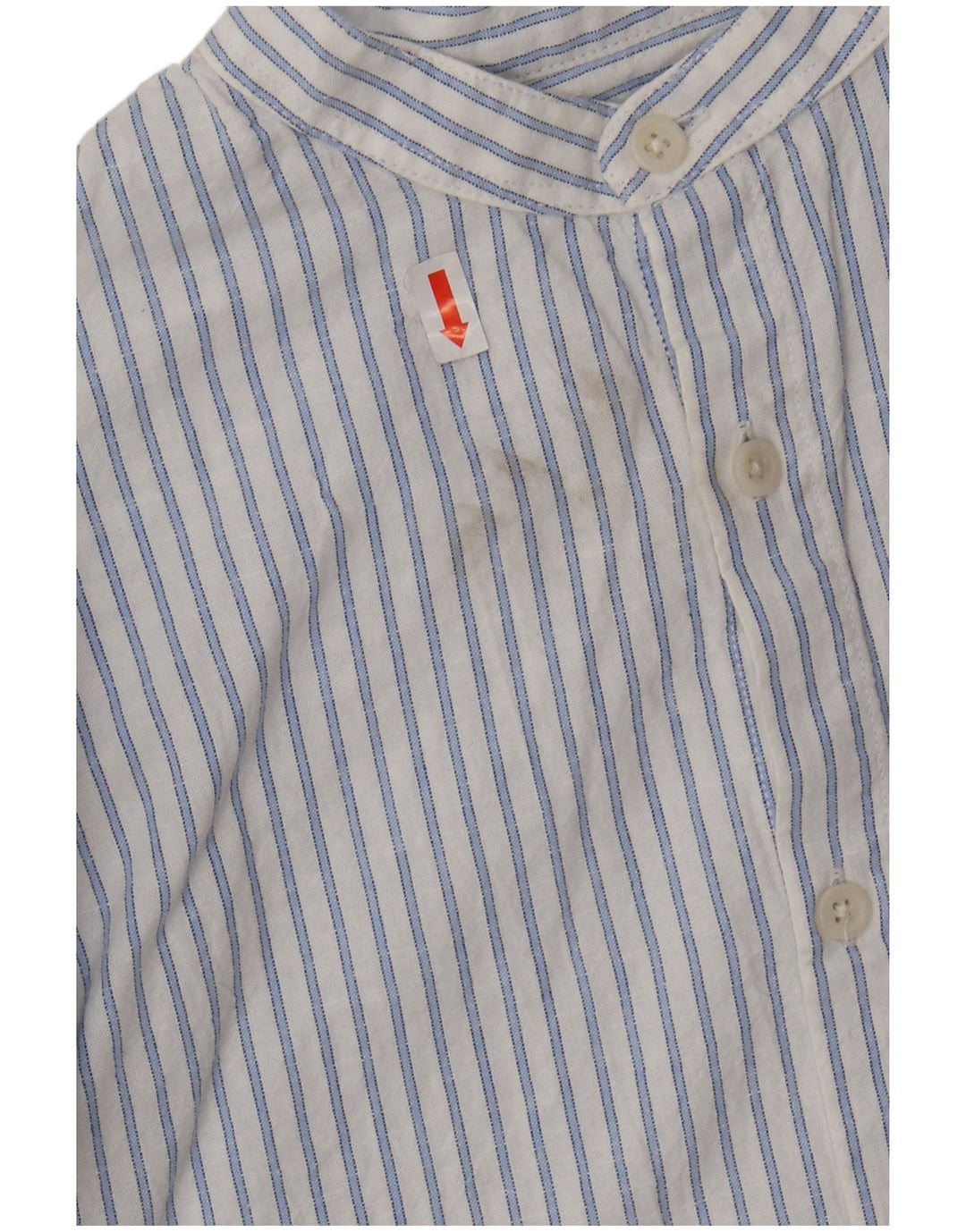 Camisa Niño ZARA 8-9 Años Algodón Rayas Blancas
