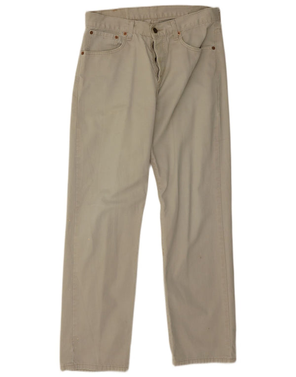 Levi's Mens 582 Pantalones Casuales Rectos W32 L32 Algodón Verde