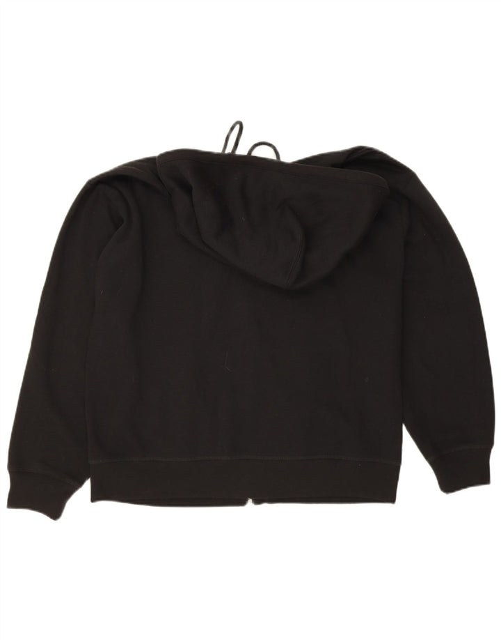 Levi's Sudadera con capucha y cremallera para hombre, talla mediana, negra