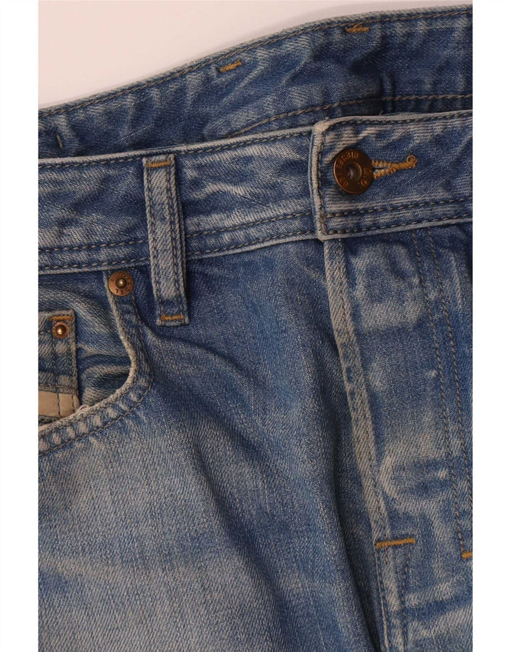 Diesel Hombre Zatiny Regular Bootcut Jeans W30 L30 Algodón Azul