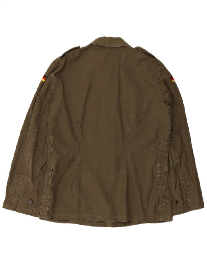 VINTAGE Chaqueta militar para hombre Reino Unido 36 Pequeño Verde