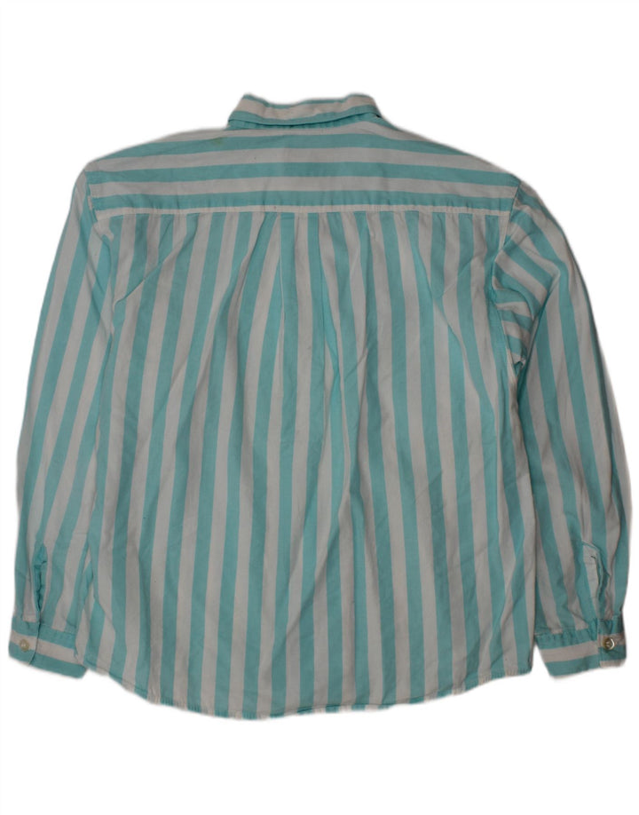 BENETTON Camisa Niño 7-8 Años Azul Medio Rayas