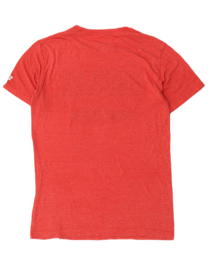 Russell Athletic - Camiseta gráfica para hombre, talla pequeña, poliéster rojo