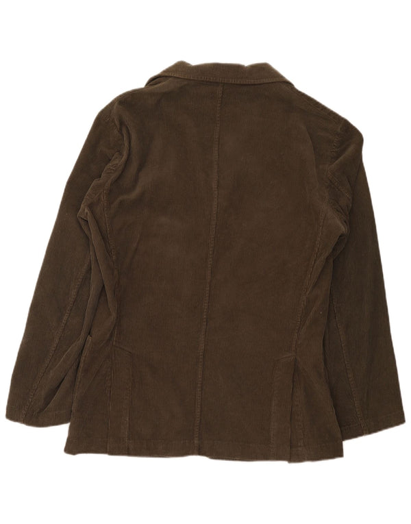 Alberto Aspesi Chaqueta tipo blazer de pana con 3 botones para hombre UK 38 Marrón medio