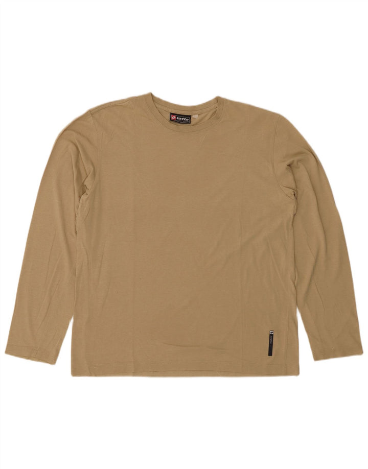LOTTO Mens Top Long Sleeve Large Beige