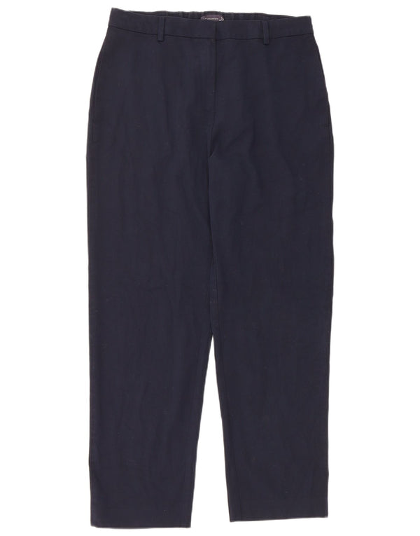 Marks & Spencer Pantalones de traje para mujer UK 12 Medium W30 L28 Azul marino