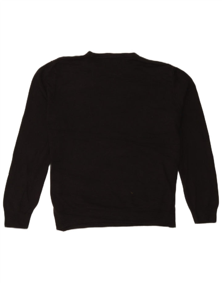 Marks & Spencer Suéter de Cuello Redondo para Mujer XL Acrílico Negro