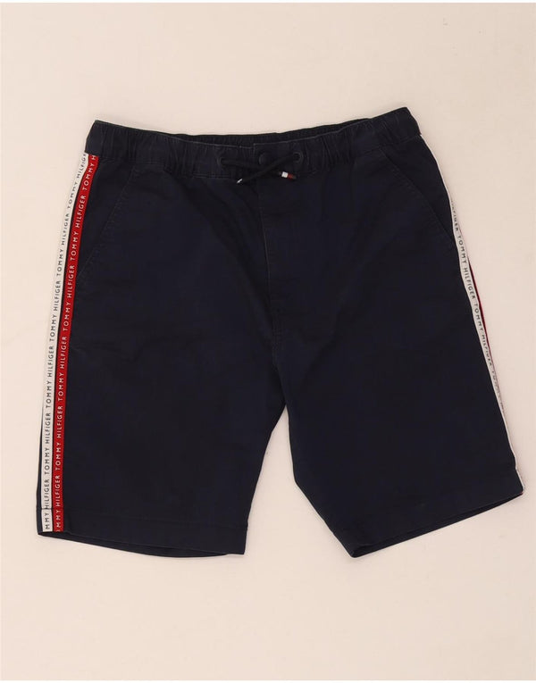 Tommy Hilfiger Shorts chinos con estampado gráfico para hombre Medium W32 Azul marino Colorblock