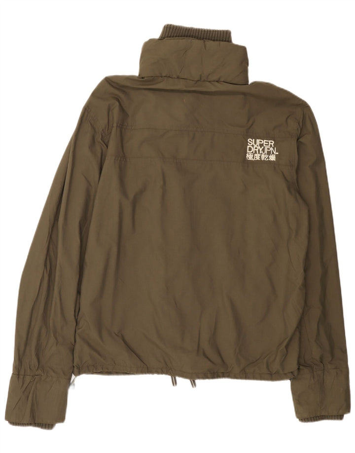 Superdry Chaqueta Bomber para Hombre UK 40 Large Caqui Nylon