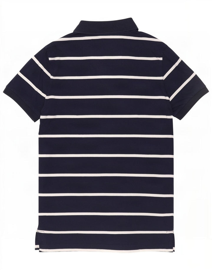 Polo Superdry para hombre de algodón a rayas en azul marino medio