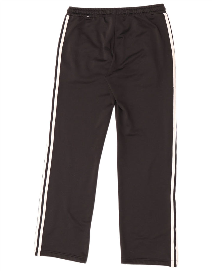 Adidas Pantalones de chándal para mujer UK 12 Medium Negro Poliéster