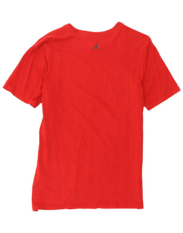 Camiseta Jordan Air Graphic para hombre, color rojo medio