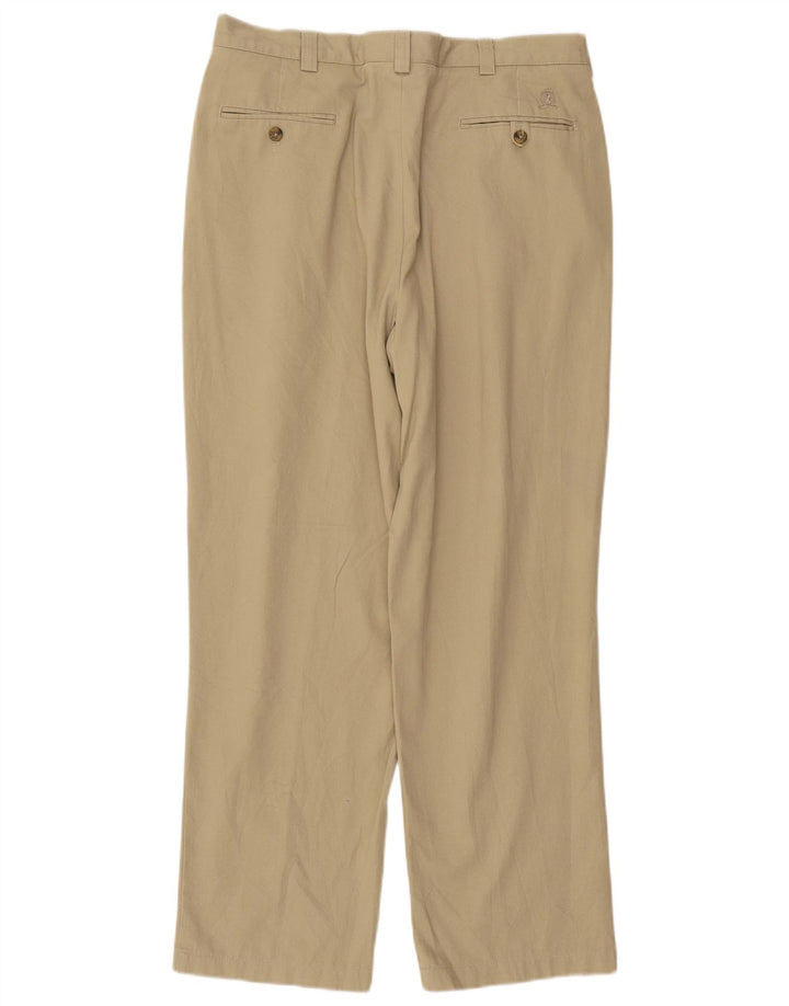 Tommy Hilfiger Pantalones Chinos Pegged para Hombre W36 L30 Caqui