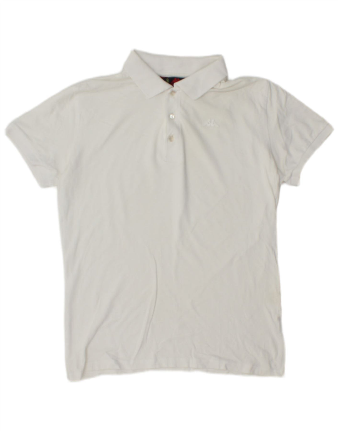 Kappa Polo Hombre Blanco Grande
