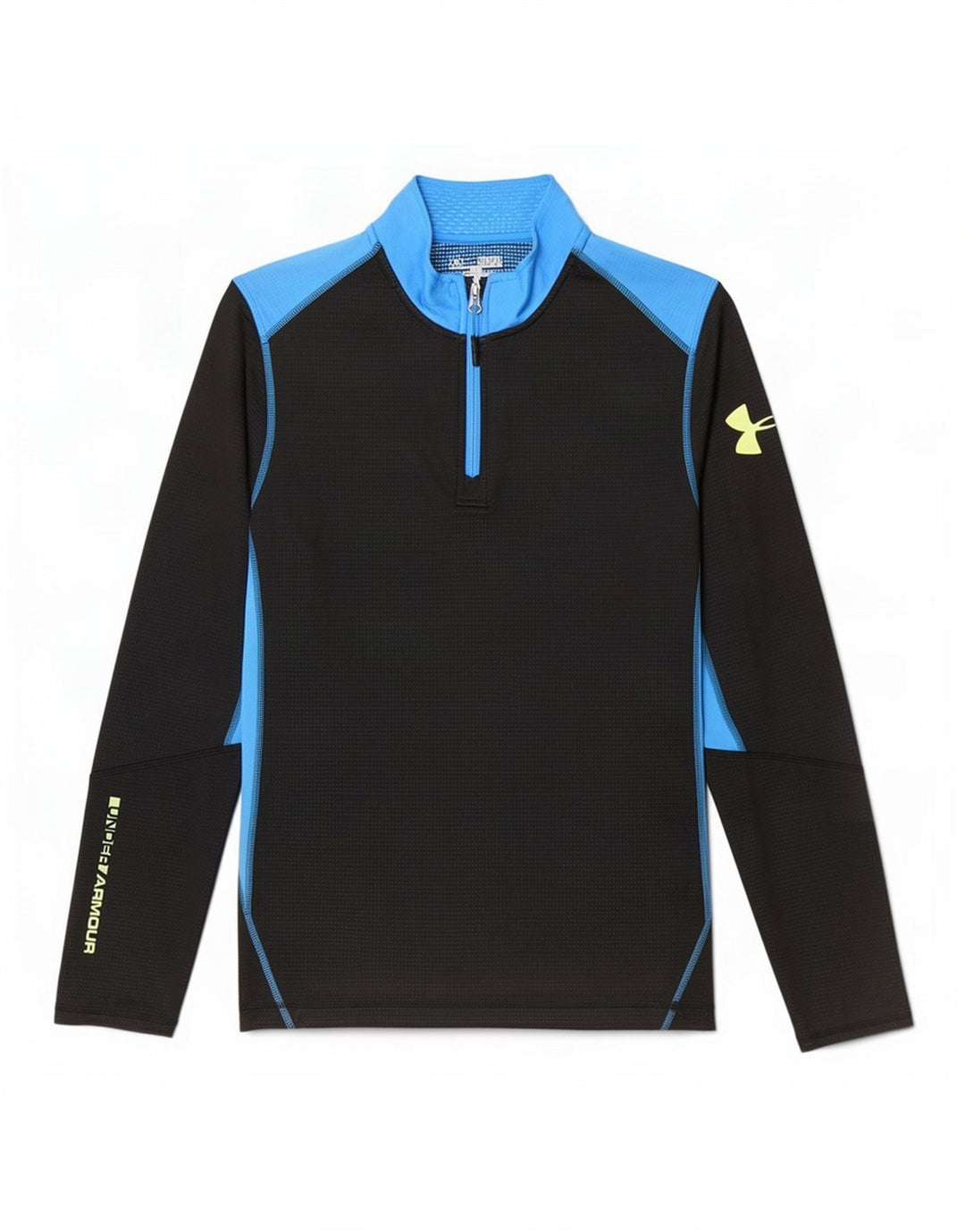 Under Armour Hombre Cold Gear Graphic Jersey Chándal Top Mediano Negro