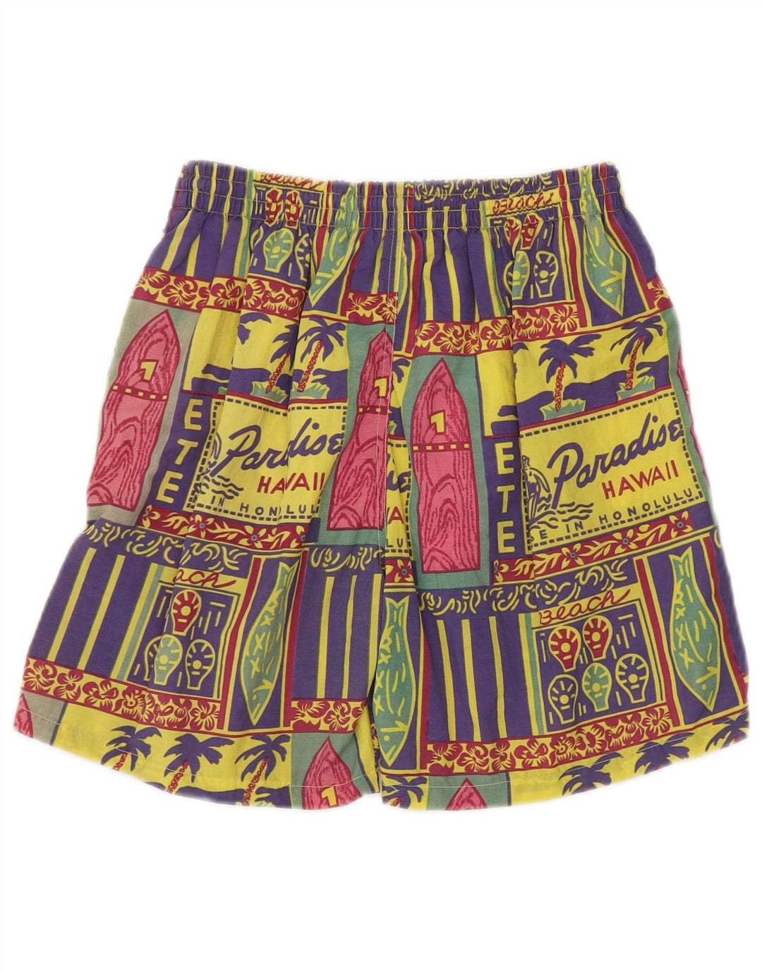 Sinful Pantalones cortos deportivos con gráficos para hombre, talla grande, multicolor, hawaiano