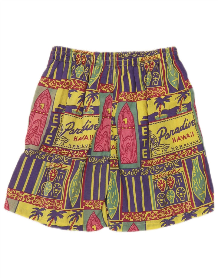 Sinful Pantalones cortos deportivos con gráficos para hombre, talla grande, multicolor, hawaiano