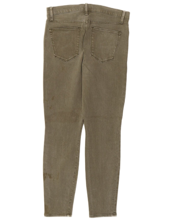 Vaqueros pitillo para mujer Gap W28 L26 Algodón caqui