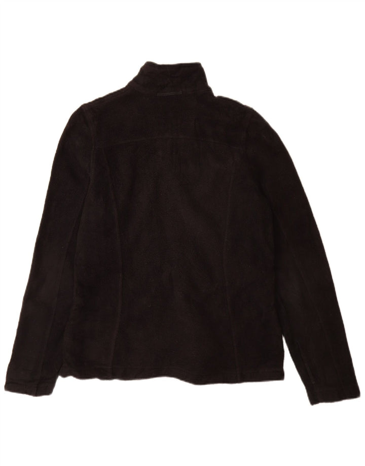 Eddie Bauer Chaqueta polar para mujer UK 12 Mediana Poliéster negro