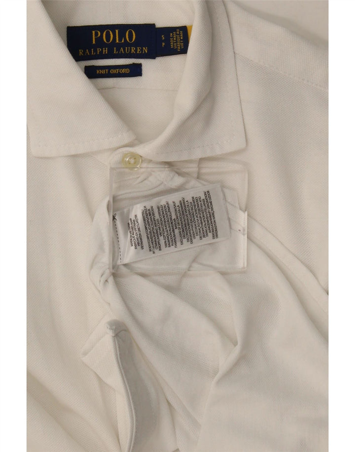 Camisa Polo Ralph Lauren Hombre Pequeña Algodón Blanco