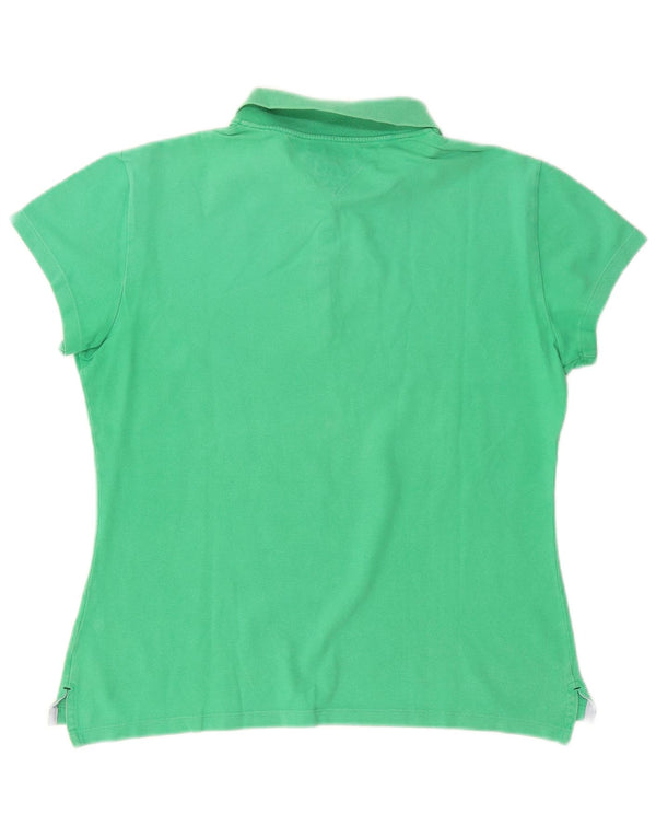 Tommy Hilfiger Polo Slim Fit para Mujer UK 40 XL Algodón Verde