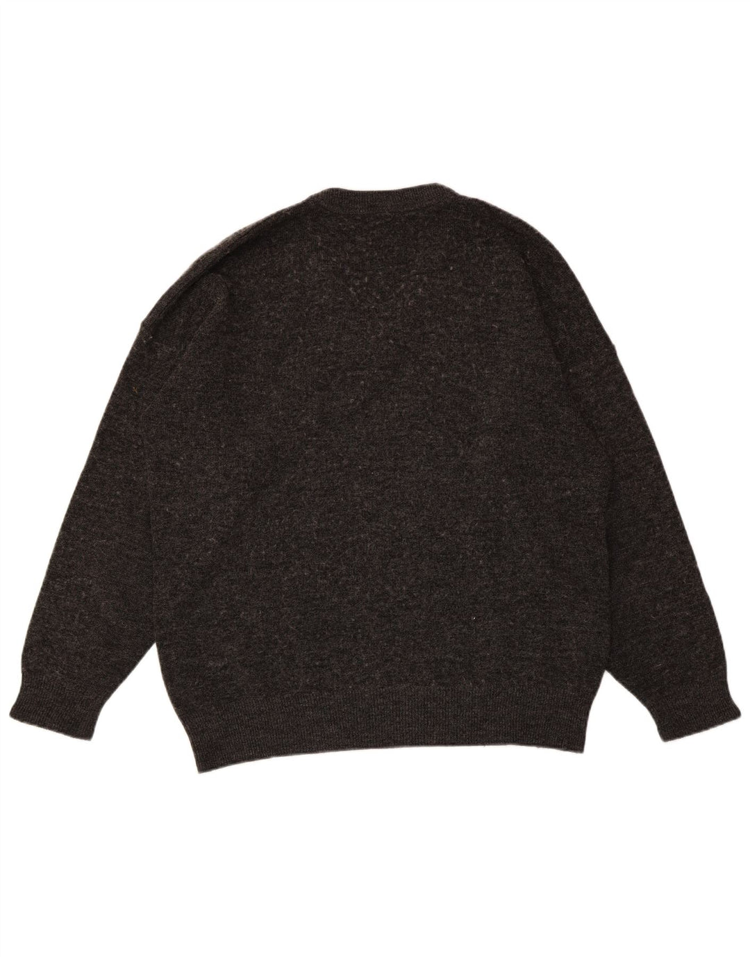 LACOSTE Jersey con cuello en V para hombre Talla 6 XL Lana gris